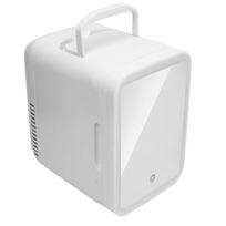 4L Makeup Storage Mini Refrigerator 12V LED HD Cooler and Warmer Sealed Beauty Refrigerator for white