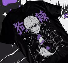 Inumaki Toge Unisex T-Shirt,Jujutsu Kaisen Megumi Fushiguro,Satoru Gojo,Anime L