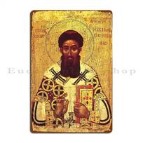 St Gregory Palamas Orthodox Icon Metal Sign Cinema Pub Bar Home Printed Tin Sign Poster 20x30cm