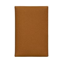 Hermes Calvi Duo Wallet Card Holder Unisex Wallets Silver Gold H083035CK37 Box Included