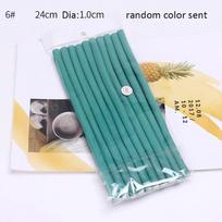 10pcs Flexible Hair Curling Rod Hair Curler Makers Soft Foam Bendy Twist Curls Flexi Rollers Styling Tools No Heat Hair Roller