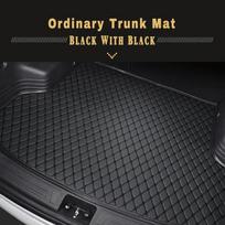 Car Trunk Mats For Haval H6 EV  Auto Vehicles Cargo Liner Carpets Interior Accessories Products Automobiles Covers Part Rugs black with black