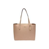 Coach Central 43 Zipper Polished Pebble Leather Tote Bag Women tote Nude-Pink 69424-GDEQO Basic Set (Bag+Dust Bag)