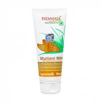 Veido kaukė su gydomuoju moliu Multani Mitti (60 g), Veido pakuotė Multani Mitti, Patanjali 5.4625