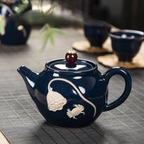 New Style Agate Teapot Ceramic Pot for Teapots Tea Yixing Kettle Oriental Clay  and Teapot Cup Set Teeware