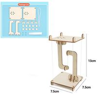 Diy 2Pc Anti-Gravity Tensegrity Floating Table Stem Education Physical Teaching Aid Kids Assembly Toy Creative Fun Learning Gift white
