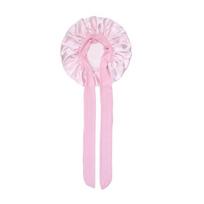 Women Sleeping Hair Bonnet with Tie Band Solid Color Night Sleep Cap Adjustable Large Silk Satin Bonnet Wrap for Braids Long Curly Hair