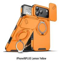 CAXITON Magnetic Ring Stand Case for iPhone 16 Plus