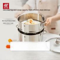 ZWILLING 28cm Stainless Steel Steamer & Stockpot Set