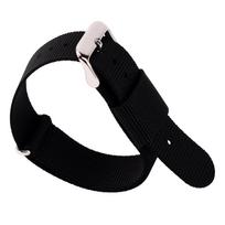 Nato Nato One Extended Nylon Woven Watch Strap, Breathable Waterproof Nylon Canvas Strap 2022Mm 24mm black