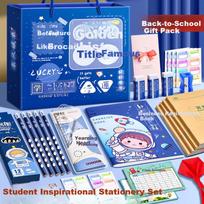 Inspirational Stationery Set, Back-To Gift Box, Blind Box, Birthday Present, Gift, First-Grade Gift Box, Reward for Teachers, Companion Gift