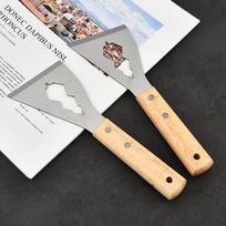Dust Scraper Putty Knife Wall Covering Tool Decoration Multifunctional Shovel Putty Knife With Wooden Handle one size