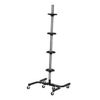 Tire Storage Stand with Wheels Steel Heavy Duty Tire Carrier Organizer for Garage Trailer Off Road Car Durable