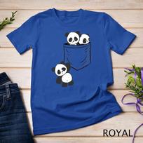 For Panda Lovers Cute Kawaii Baby Pandas In Pocket Unisex T-shirt 9 L