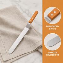 Smooth Flat Blade Icing Spatula Food Grade Offset Spatula Premium Cake Spatula  Frosting Smoothing S