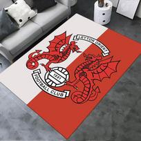 2025 Naujas Wrexham AFC kilimas svetainei, miegamajam, namų sofos dekoravimui, vaikų žaidimams, neslystantis grindų kilimėlis 40x60cm( 15x23in )