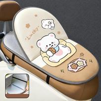 Water-proof E-bike Foldable Seat Cushion Reflective Foil Heat Shield Cushion  Motorcycle Use 1
