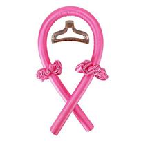 Heatless Hair Rollers Headband Curling Rod Foam Curler Silk Curling Ribbon Hair Ring DIY Hair Styling Tools Make Hair Curls raudona