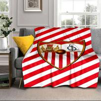 Sevilla Fc Crest Design Portable Blanket/Soft Blanket Bedding Blanket Suitable for Travel Camping Living Rooms Offices Sofas Fan Gifts 75x90cm