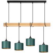 Lampa tornado am4pb zielony-złoty buk