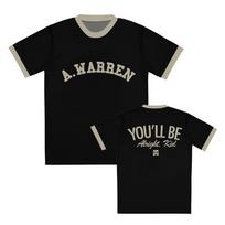 You'll Be Alright, Kid Ringer Tees Alex Warren Singer Design T-shirt O-neck Loose Summer Men Women Tshirts Streetwear Unisex Top S