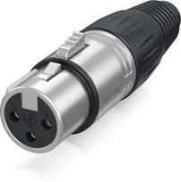 Behringer x3f-sr - złącze xlr 3-pin żeńskie, srebrne