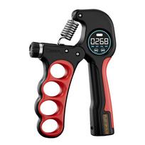 LCD Digital Counter Grip Strength Trainer PP Finger Training Tool  Office Hand Relief raudona
