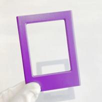 4PCS Double Sided Mini Picture Frames 3 Inches Photo Frames Fridge Picture Frame  Office Decor violetinė