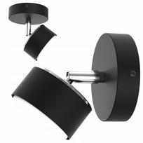 Kinkiet ścienny plafon sufitowy reflektor czarny chrom gx53 polska lampa