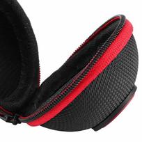 Oxford Cloth Cue Ball Bag EVA Protective Cover Compact Shell  Cue Ball Storage raudona/juoda