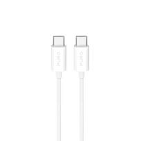 Kabel przewód usb-c tpe 25w 3m - biały