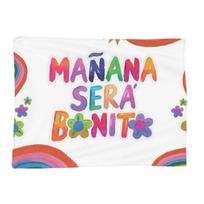 Manana Sera Bonito Colombian Music Singer Karol G Blanket Soft Warm Flannel Throw Blanket Bedding for Bed Living room Home Sofa Size: 75*100cm, Weight: 230 GSM