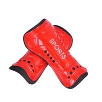 Leg Protector Soccer Shin Guards Adult Knee Support Football Shin Pads Light Soft Foam Protect red-S For Kids