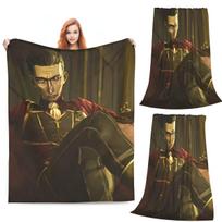 Silco Arcane Dark Villain L-Leagues Of Legend Blanket Warm Flannel Throw Blanket Bedding for Bed room Picnic Travel Home Couch Size: 75*100cm, Weight: 230 GSM