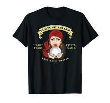 „Crystal Ball Fortune Teller Tarot Reader“ unisex marškinėliai XXXXL beige