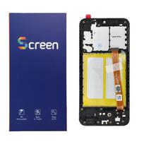 OG LCD ekranas SAMSUNG A20E A202F OEM su rėmu