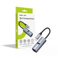 Mobile Origin 3in1 CompactHub HB1 – USB-A, USB-C, HDMI, USB-C Cable