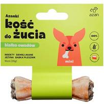 AZANKI Kaulas su vabzdžiais ir linų sėmenimis MINI – Skanėstas šunims – 10 cm