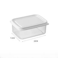 Sealed Frozen Meat Storage Boxes Fresh-Keeping Case Fridge Organizer Onion Ginger Crisper Sealed Microwavable Food Container šviesiai geltonos spalvos