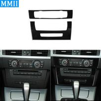 Skirta BMW 3 serijai 2005-2012 e90 e92 Piano Black oro kondicionierius CD valdymo skydelis plastikinis dangtelis automobilio salono priedai D