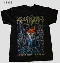 FLESHCRAWL - Descend Into The Absurd  Short Sleeve Black All Size Shirt Unisex T-Shirt XXL