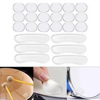 24Pcs Drum Dampeners Mute Pads Accessories Vibration Damping Professional High Performance Silicone