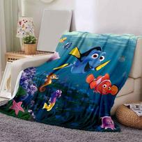 1pc,Finding Nemo Dory & Friends Ocean Adventure Throw Blanket Perfect for Home Decor, Couch Cover, Travel 80cmx120cm