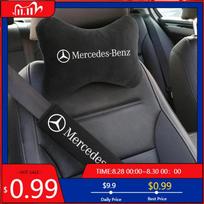 GLC GLB Zomšas Oda Automobilio Galvos Atramos Pagalvėlė Kaklo Pagalvėlės Dangtelis Sėdynės Diržo Peties Pagalvėlės Mercedes Benz Naujam B/C/E GLC GLK C