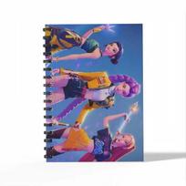 Anime Movie KPOP Demon Hunters Notebooks A6 Stationery Coil Writing Pads designed for Students School Supplies Office Accessories Present