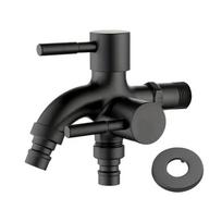 Alloy Construction 135*105*70MM G1 2 Dual Outlet Faucet Contemporary Aesthetic Long-lasting Performance For Standard Fixtures juoda