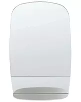 Sieninis veidrodis su lentyna BRANNAY 40 cm 60 cm Sidabrinis