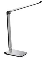 LED stalinė lempa PICTOR su reguliatoriumi, sidabrinė