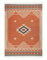Kilimas GAVAR oranžinis 140 x 200 cm medvilninis