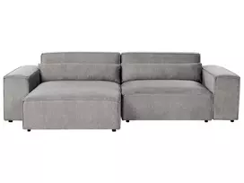 Modulinė 3 vietų kampinė sofa „HELLNAR“, dešininė, pilka